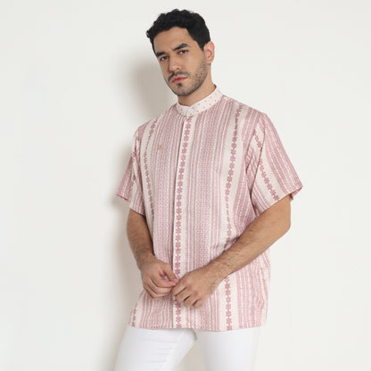 Chanté - Danir Men Shirt in Lace Pink (Men Shirt)