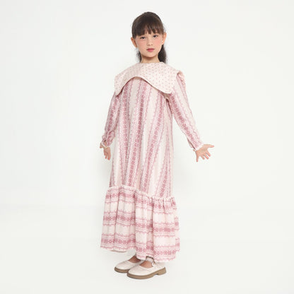 Chanté - Dalwa Girl Dress in Lace Pink (Kids Dress)