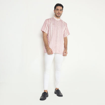 Chanté - Danir Men Shirt in Lace Pink (Men Shirt)