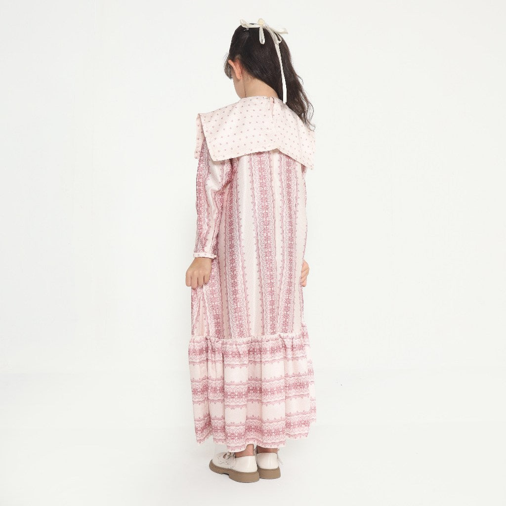 Chanté - Dalwa Girl Dress in Lace Pink (Kids Dress)