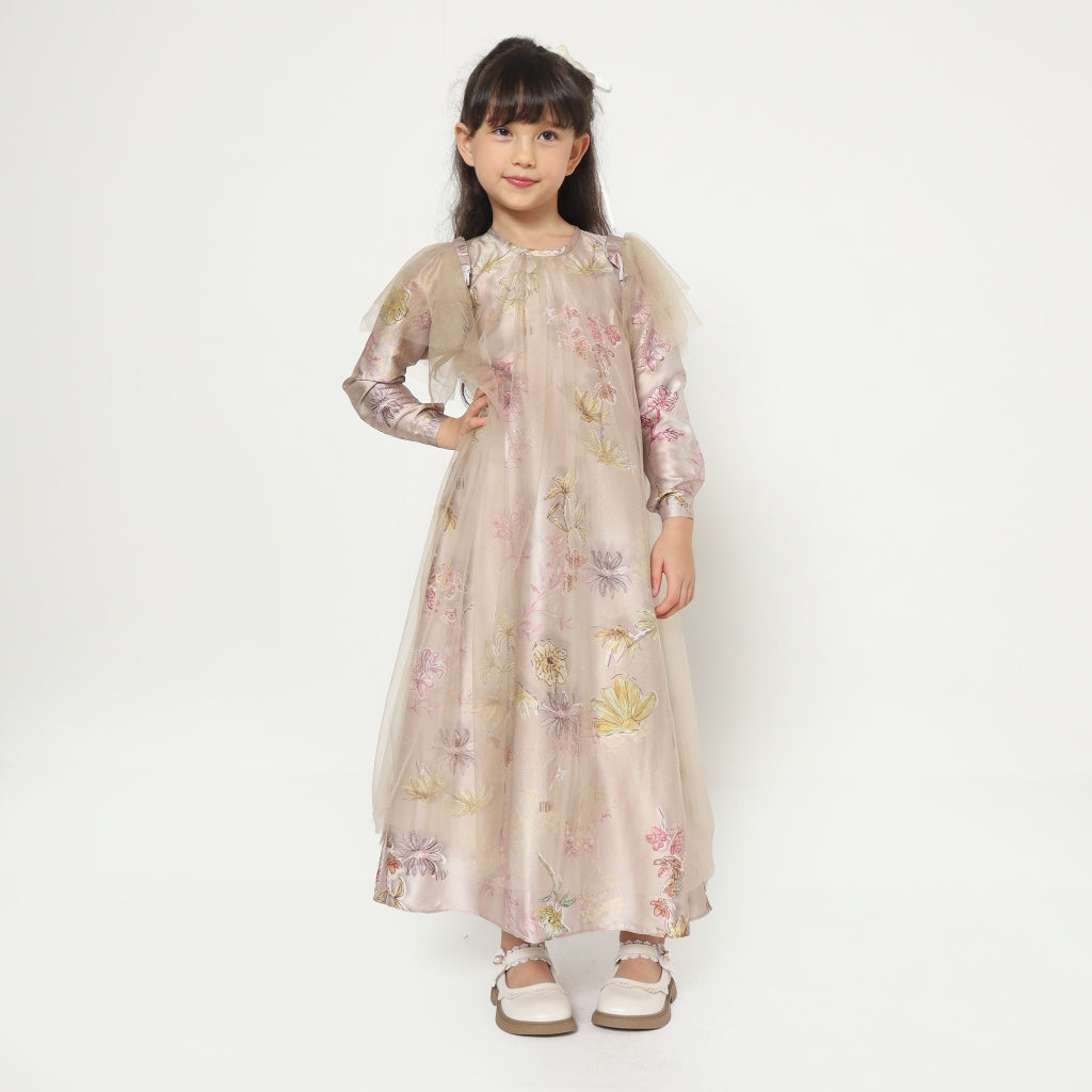 Chanté - Shaza Girl Dress in Sand