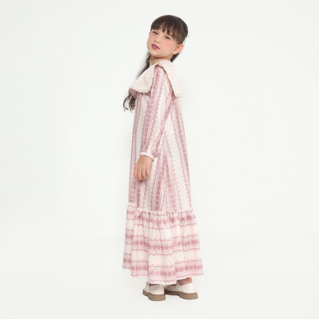 Chanté - Dalwa Girl Dress in Lace Pink (Kids Dress)
