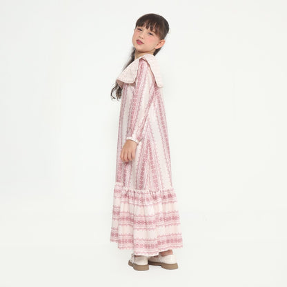 Chanté - Dalwa Girl Dress in Lace Pink (Kids Dress)