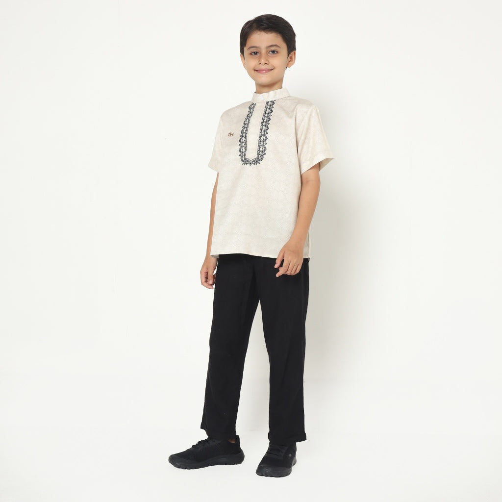 Chanté - Naji Boy Shirt in Alpine Oat