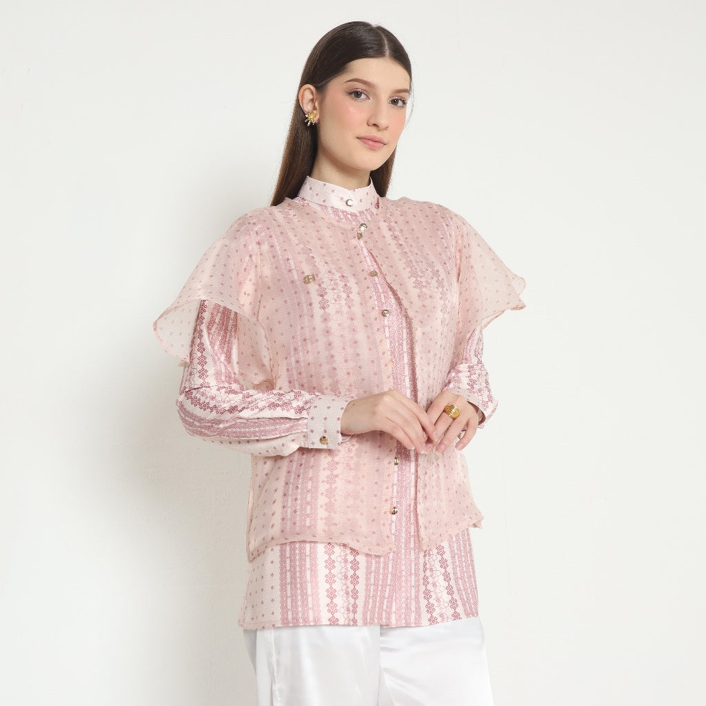 Chanté - Diwa Blouse in Lace Pink (Women Blouse)