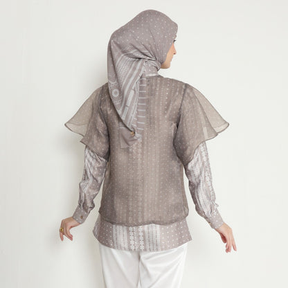 Chanté - Diwa Blouse in French Taupe (Women Blouse)
