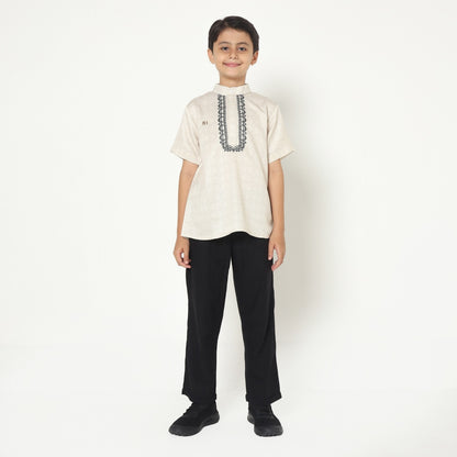 Chanté - Naji Boy Shirt in Alpine Oat