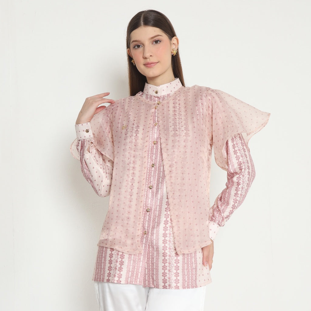 Chanté - Diwa Blouse in Lace Pink (Women Blouse)