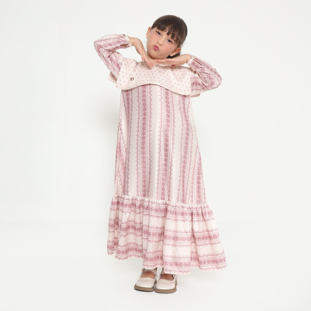 Chanté - Dalwa Girl Dress in Lace Pink (Kids Dress)