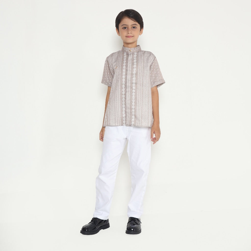 Chanté - Dhamir Boy Shirt in French Taupe