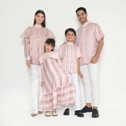 Chanté - Danir Men Shirt in Lace Pink (Men Shirt)