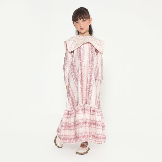 Chanté - Dalwa Girl Dress in Lace Pink (Kids Dress)