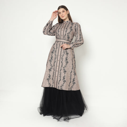 Chanté - Nakia Midi Dress in Dune Brown