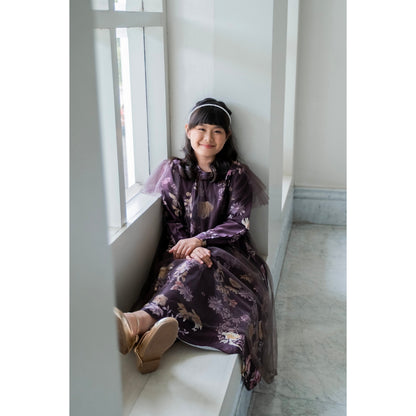 Chanté - Shaza Girl Dress in Mahogany