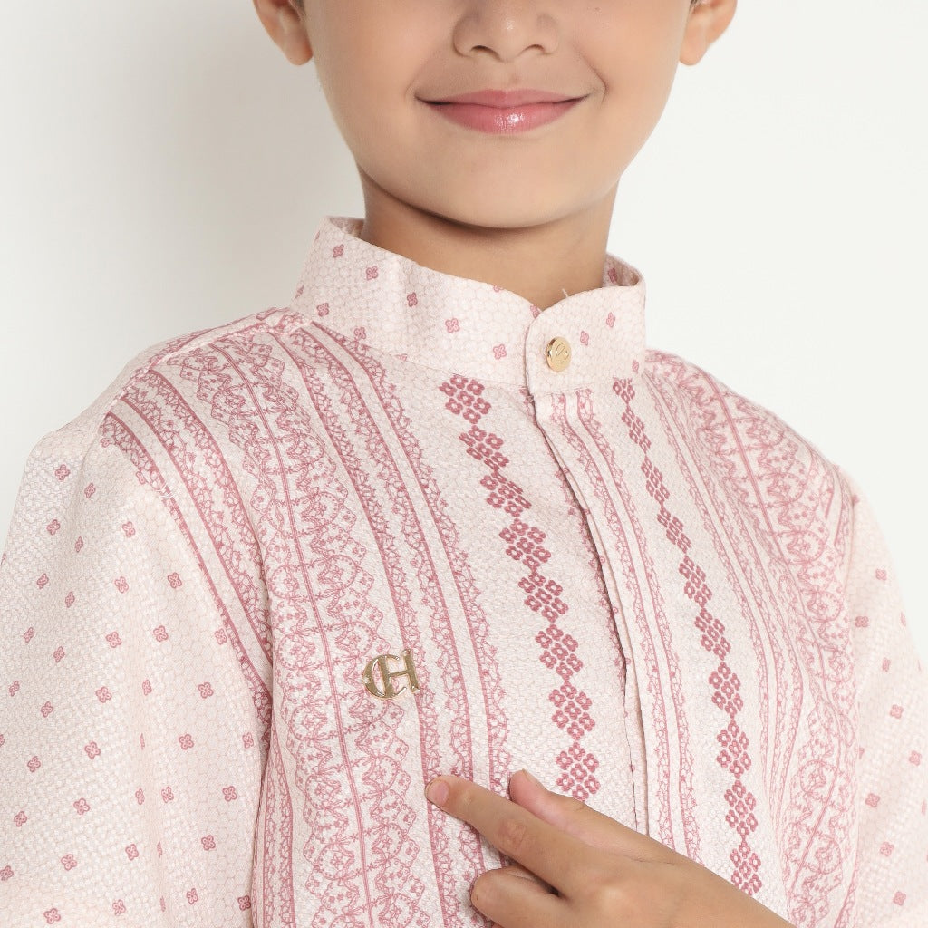 Chanté - Dhamir Boy Shirt in Lace Pink