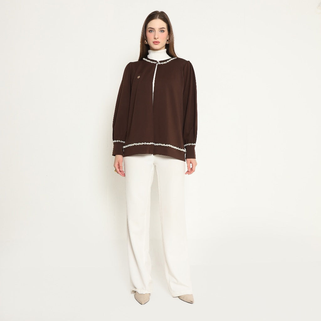 Chanté - Oria Cardigan in Truffle (Women Outer)