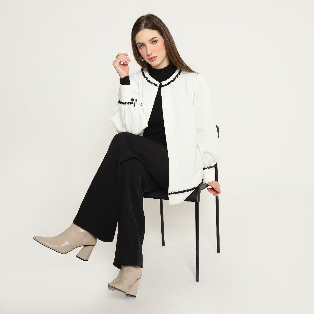 Chanté - Oria Cardigan in Broken White