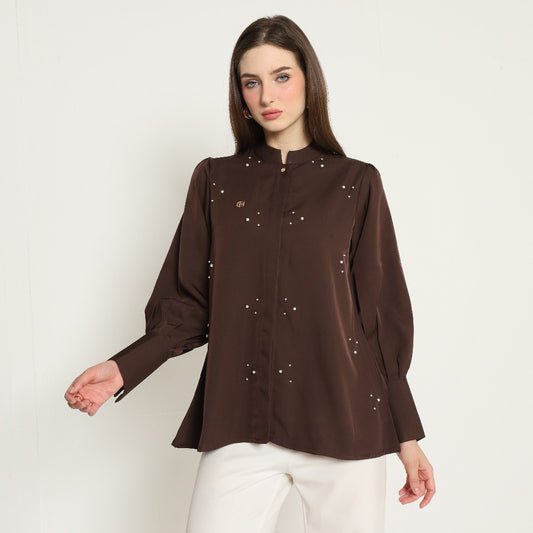 Chanté - Olea Shirt in Espresso (Women Shirt)