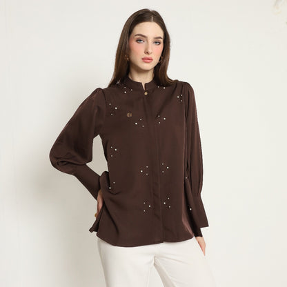 Chanté - Olea Shirt in Espresso (Women Shirt)