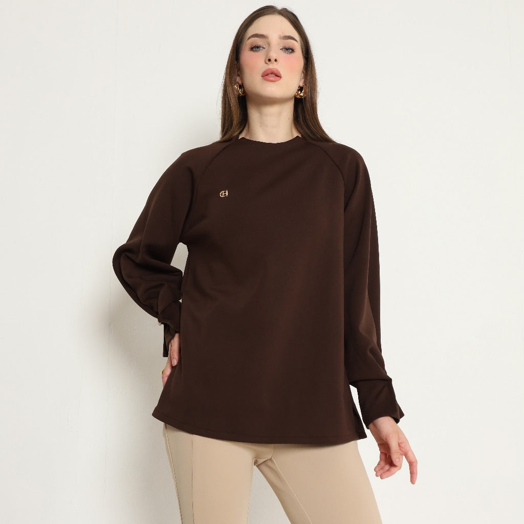 Chanté - Ottilia Blouse in Truffle (Women Blouse)