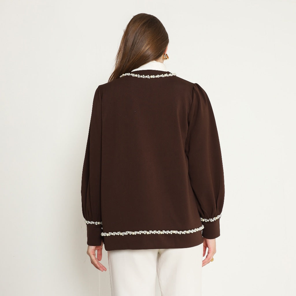 Chanté - Oria Cardigan in Truffle (Women Outer)