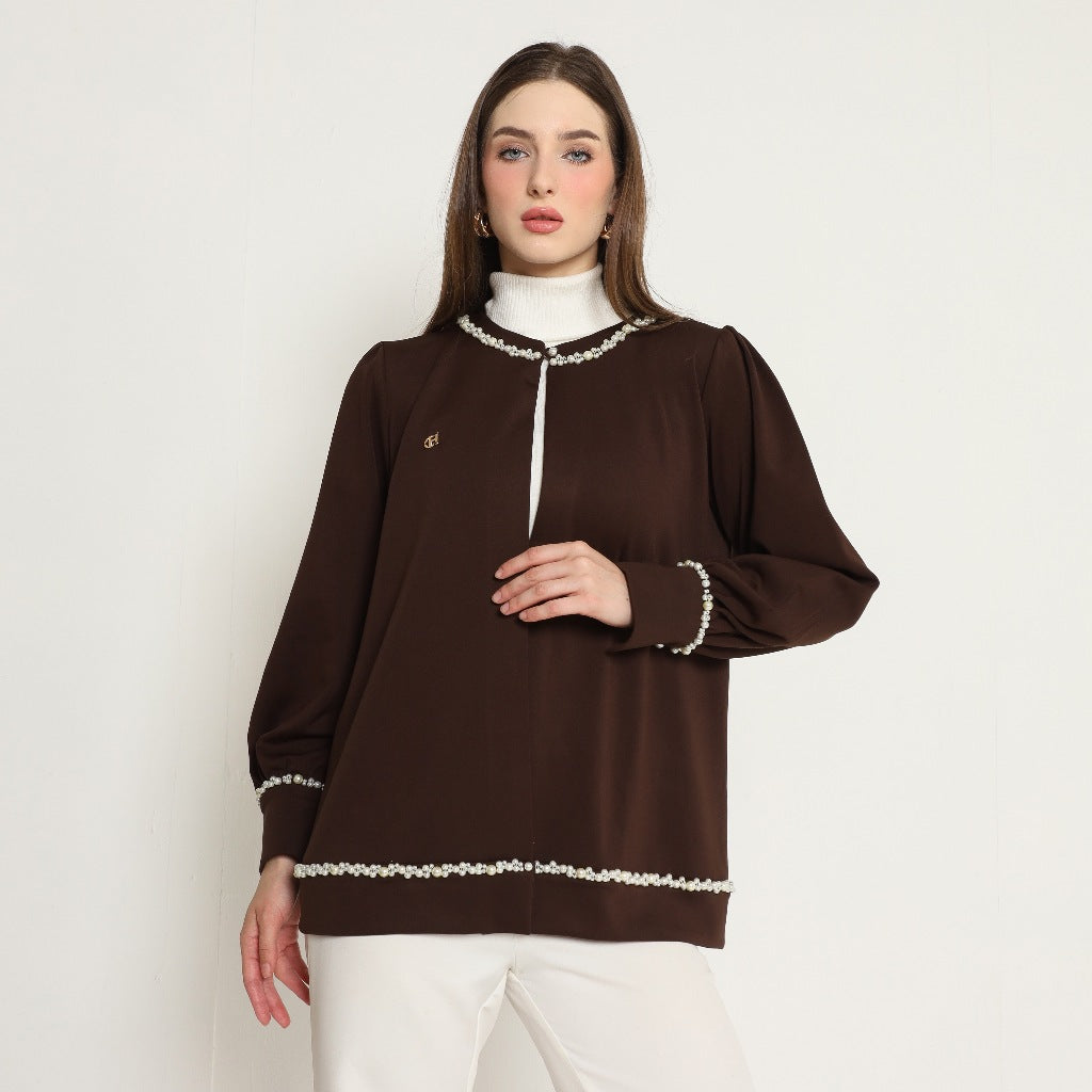 Chanté - Oria Cardigan in Truffle (Women Outer)