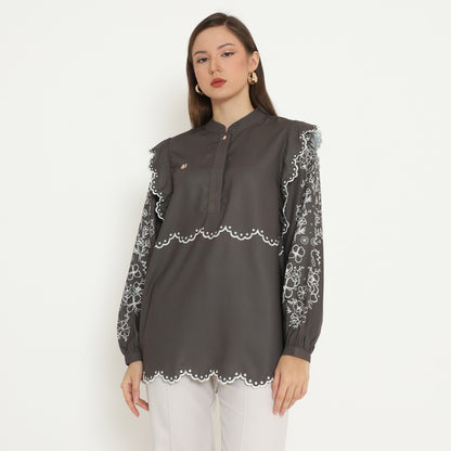 Chanté - Philippa Blouse in Dark Olive