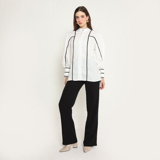 Chanté - Oriana Shirt in Broken White