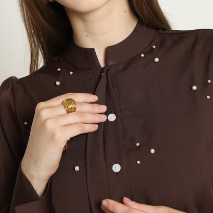 Chanté - Olea Shirt in Espresso (Women Shirt)