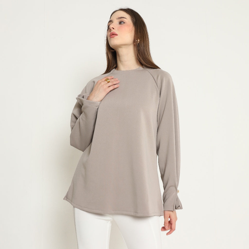 Chanté - Ottilia Blouse in Taupe (Women Blouse)