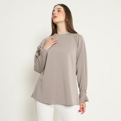 Chanté - Ottilia Blouse in Taupe (Women Blouse)