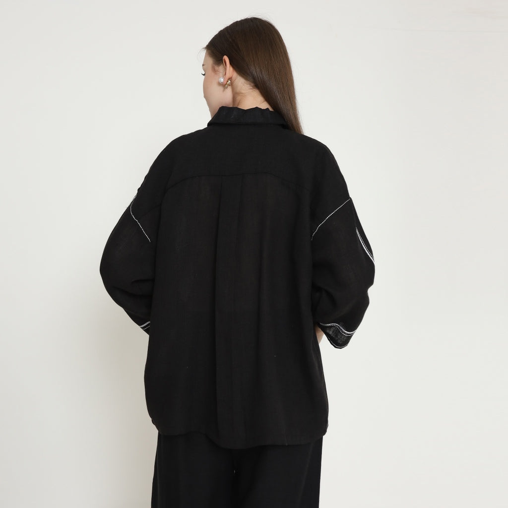 Chanté - Phoebe Blouse in Black