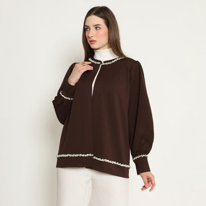 Chanté - Oria Cardigan in Truffle (Women Outer)