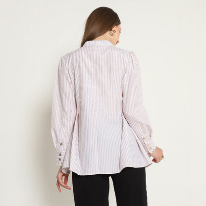 Chanté - Oliva Shirt in White Candy