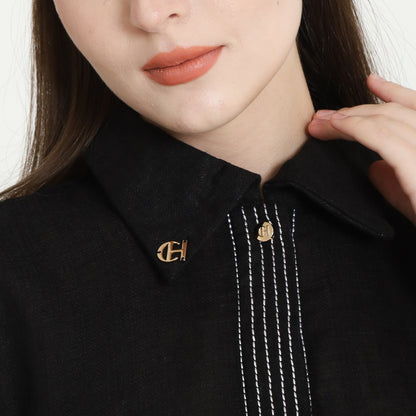 Chanté - Phoebe Blouse in Black