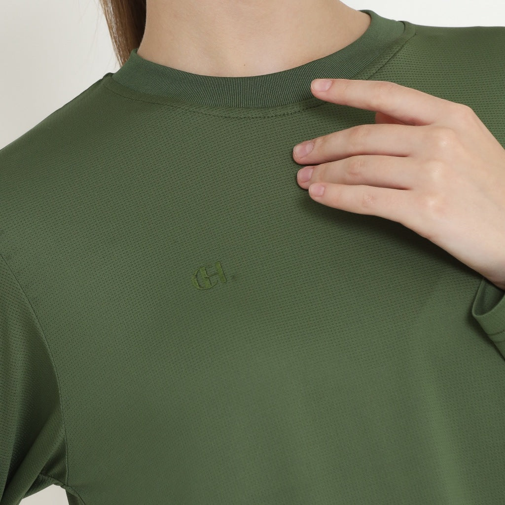 Chanté - Oriel Active Blouse in Army Green