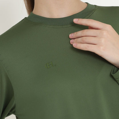 Chanté - Oriel Active Blouse in Army Green