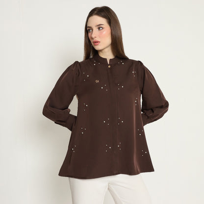 Chanté - Olea Shirt in Espresso (Women Shirt)