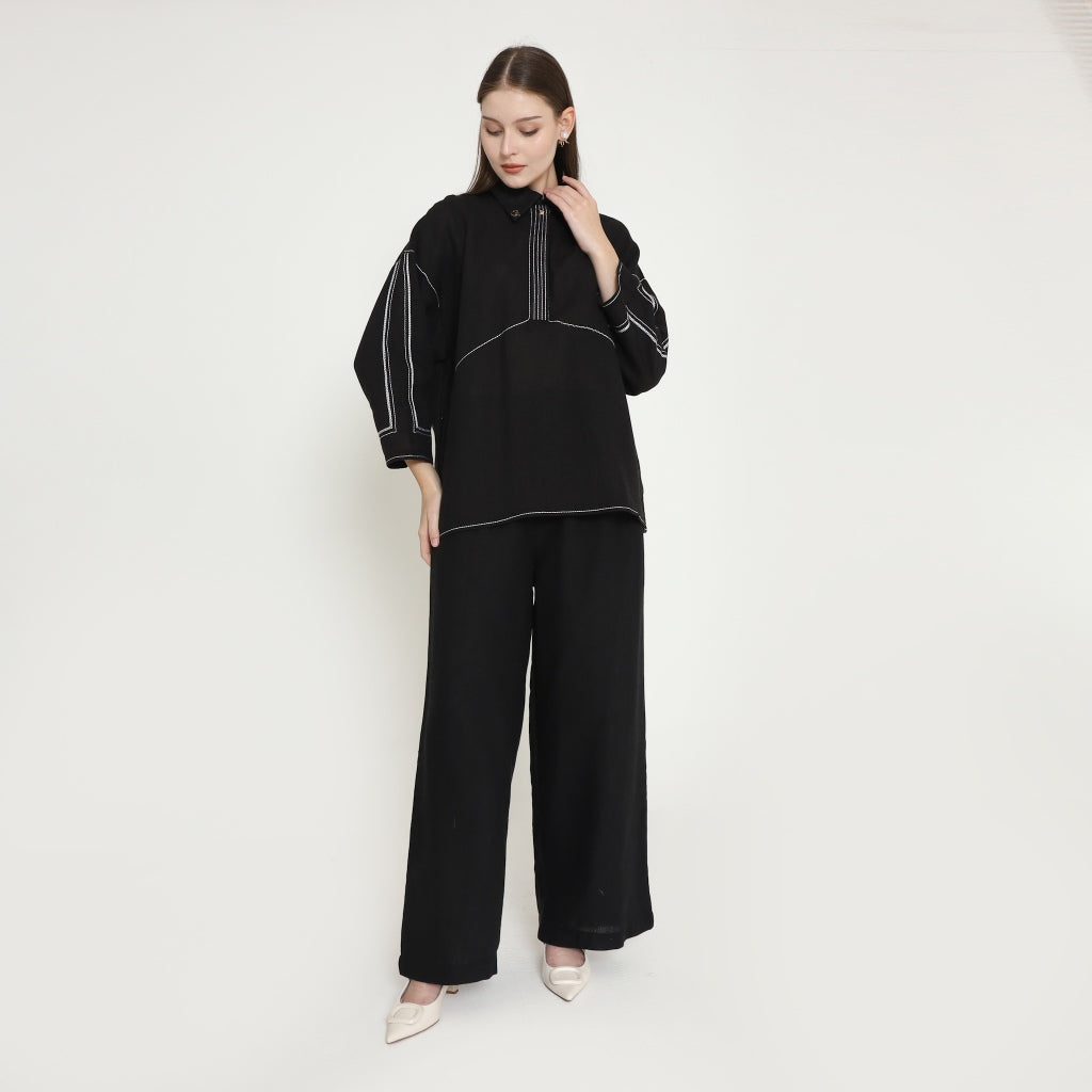 Chanté - Phoebe Blouse in Black