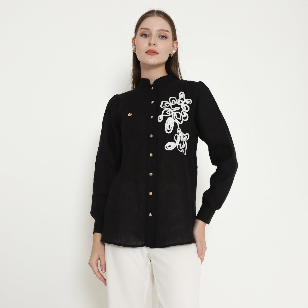 Chanté - Petalia Shirt in Black