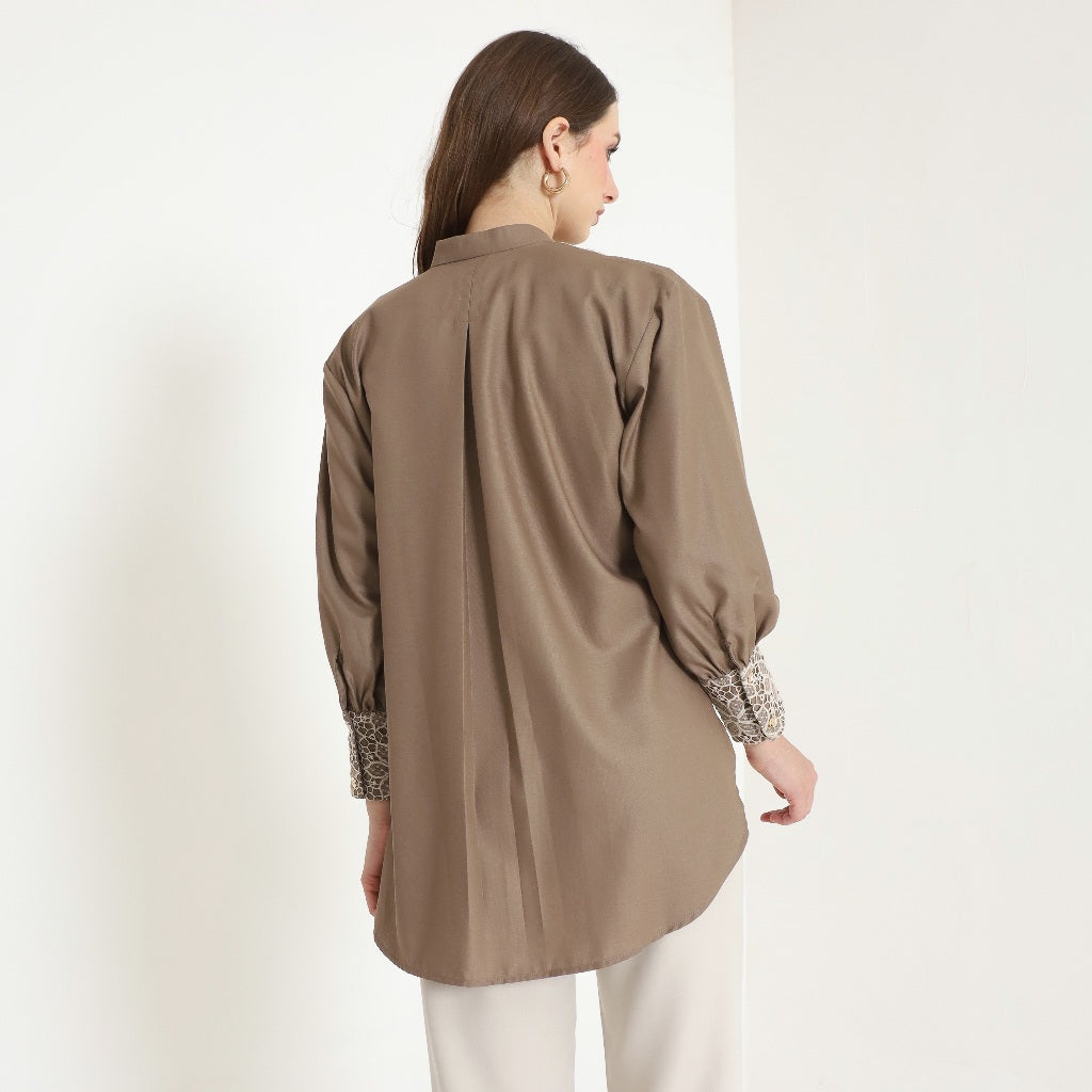 Chanté - Oleta Shirt in Brown (Women Shirt)