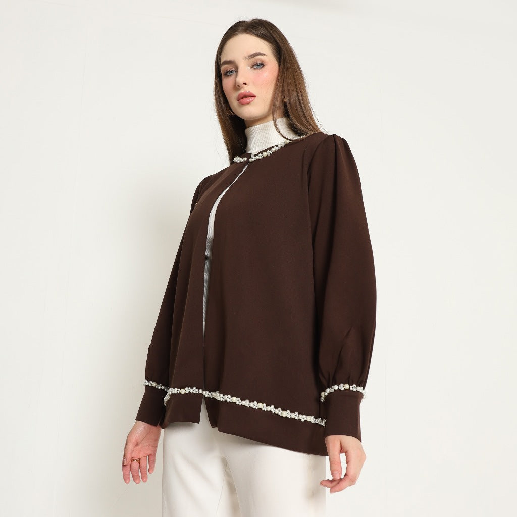 Chanté - Oria Cardigan in Truffle (Women Outer)