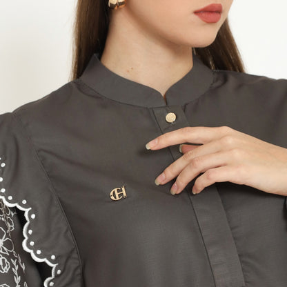 Chanté - Philippa Blouse in Dark Olive