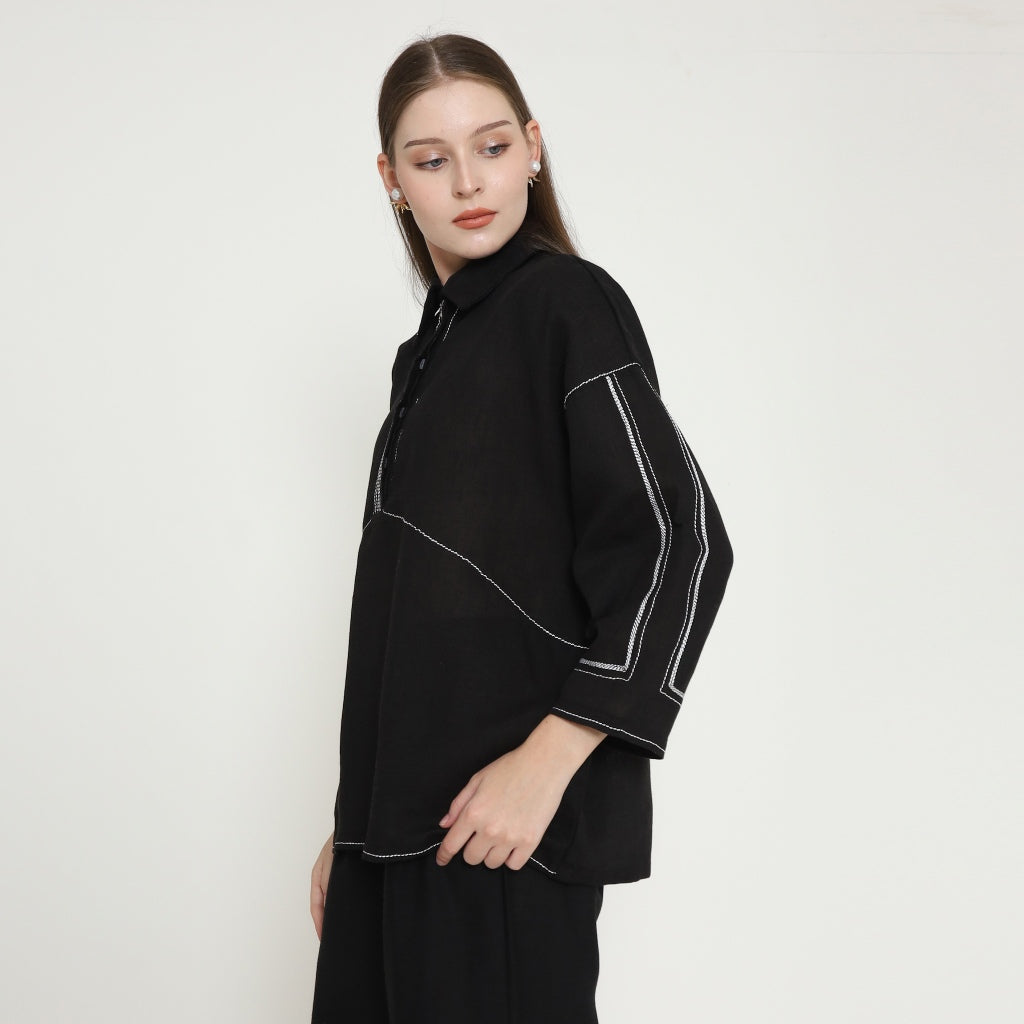 Chanté - Phoebe Blouse in Black