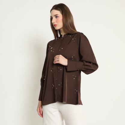 Chanté - Olea Shirt in Espresso (Women Shirt)