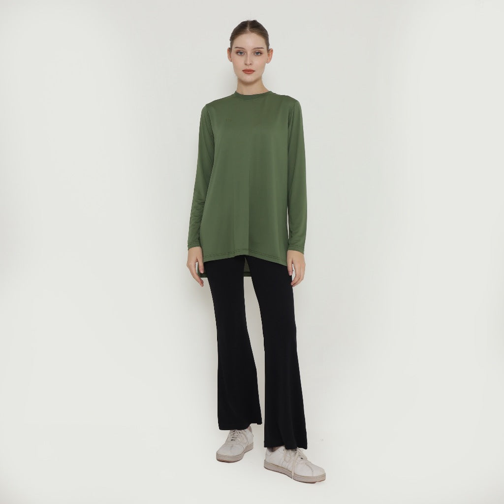 Chanté - Oriel Active Blouse in Army Green