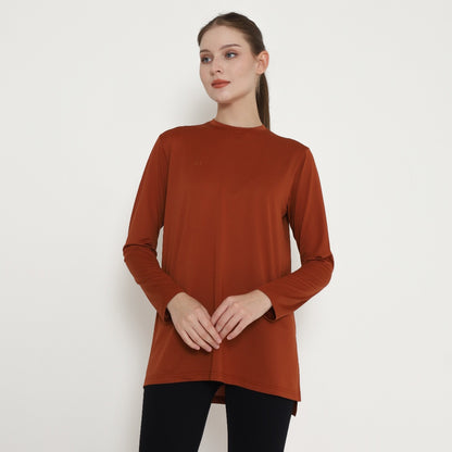 Chanté - Oriel Active Blouse in Rust