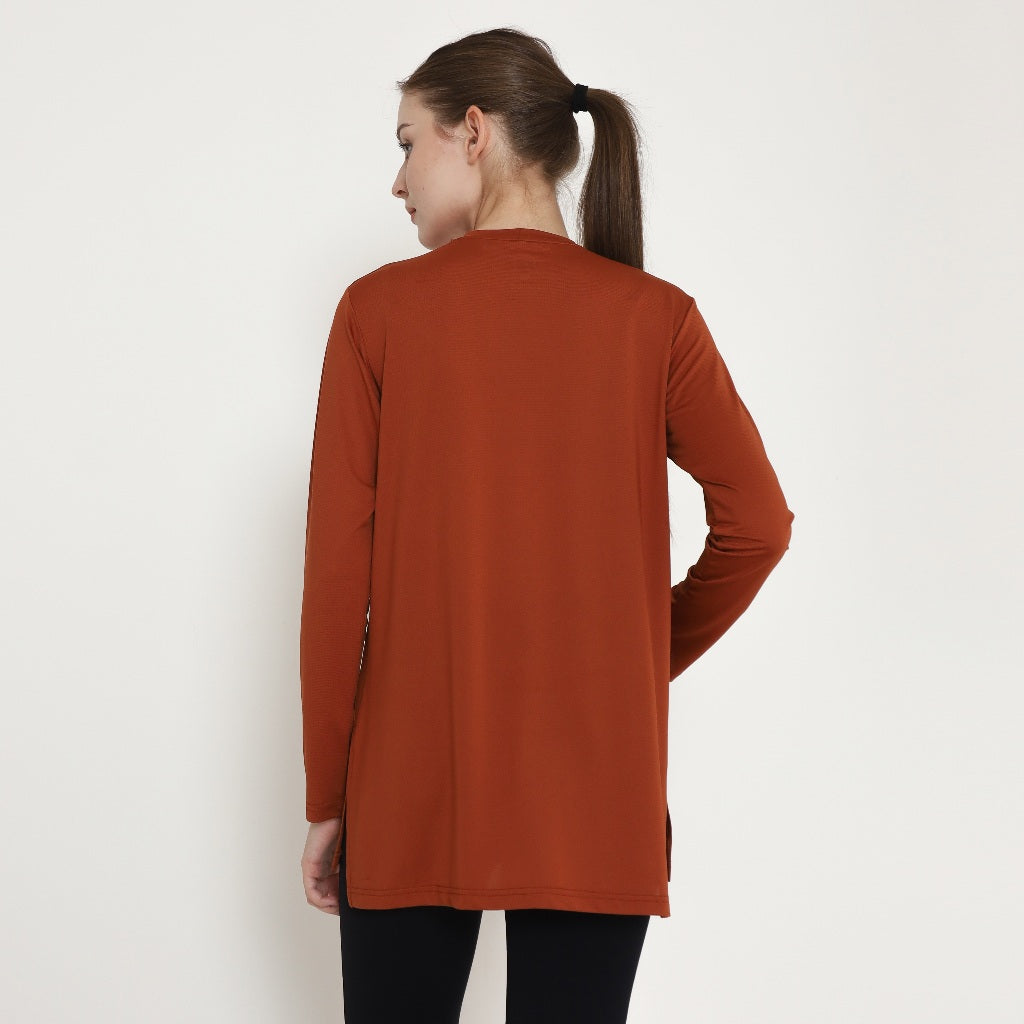 Chanté - Oriel Active Blouse in Rust