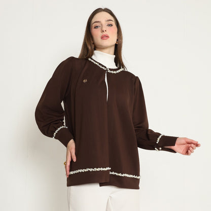 Chanté - Oria Cardigan in Truffle (Women Outer)