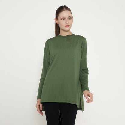 Chanté - Oriel Active Blouse in Army Green